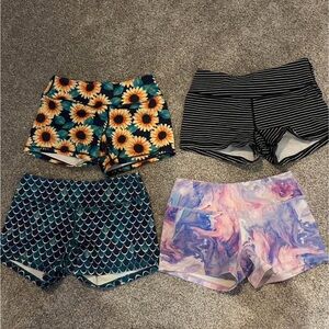 CrossFit born primitive and savage booty Shorts lot XS